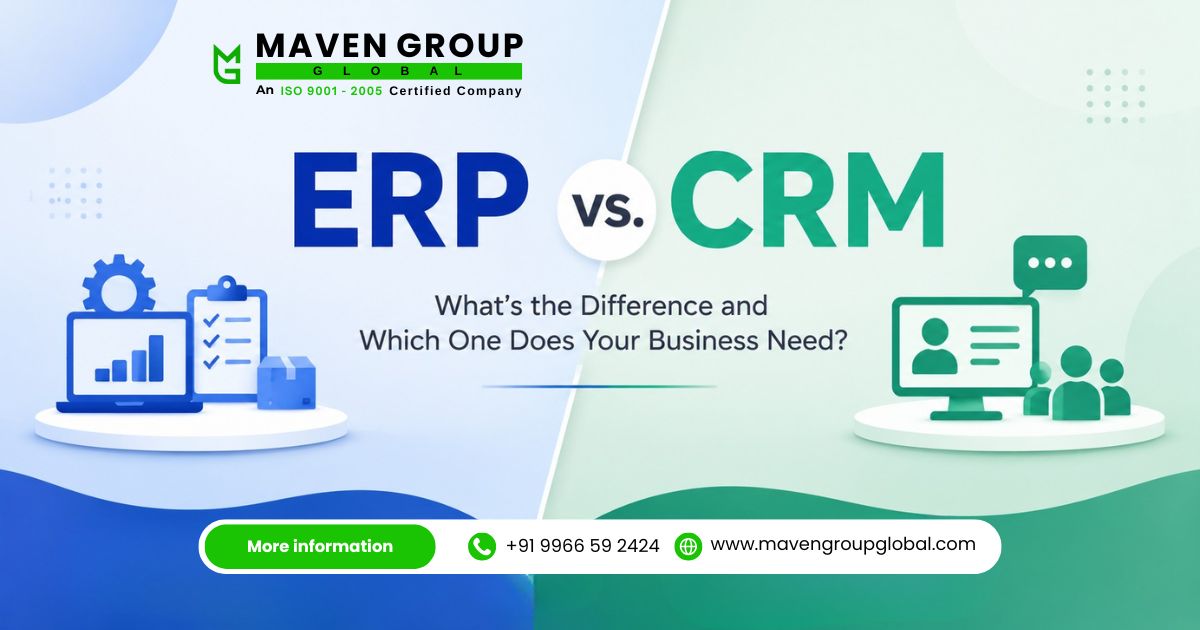 ERP vs. CRM Software: What's the Difference and Which One Does Your Business Need?